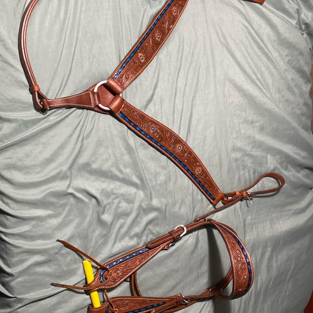 Horse Breast collar and headstall matching set🌵⚡️
